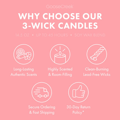 Strawberry Jam Pie 3-Wick Candle