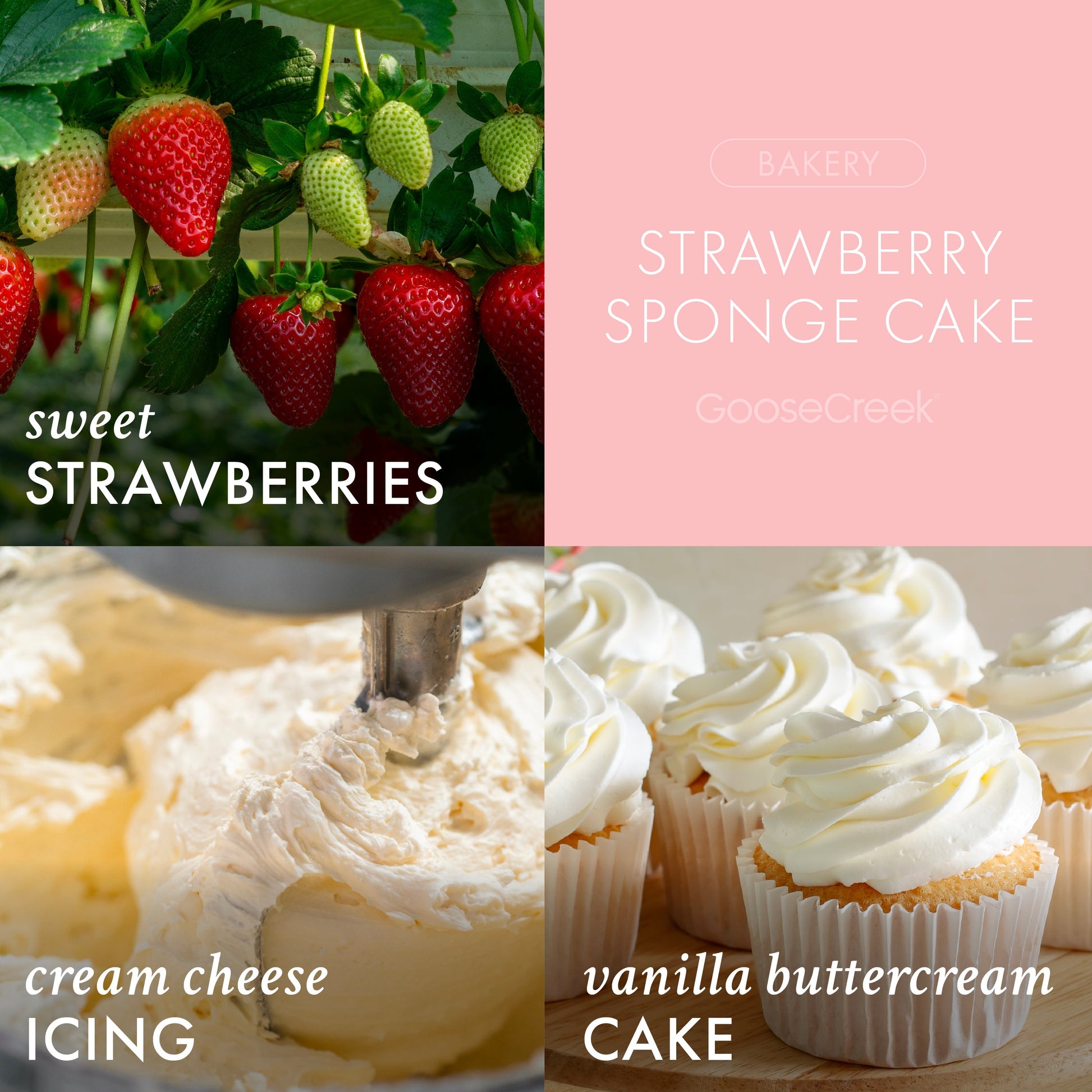 Strawberry Sponge Cake 7oz Single Wick Candle